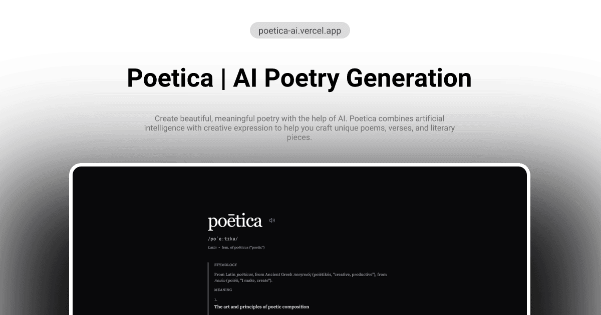 Poetica